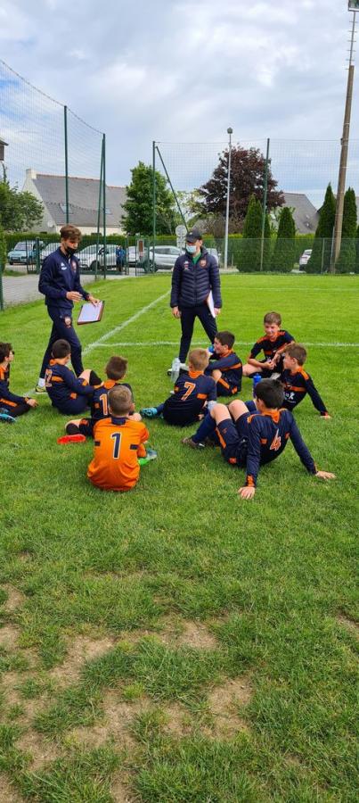 On écoute les consignes, cela à servi à la vue du résultat - Equipe U10/U11 B