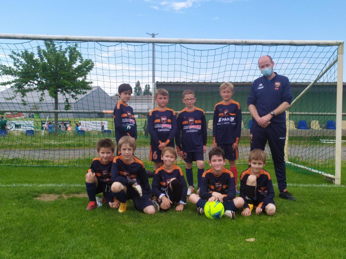 Les U10/U11 D avant leur démonstration 9-8