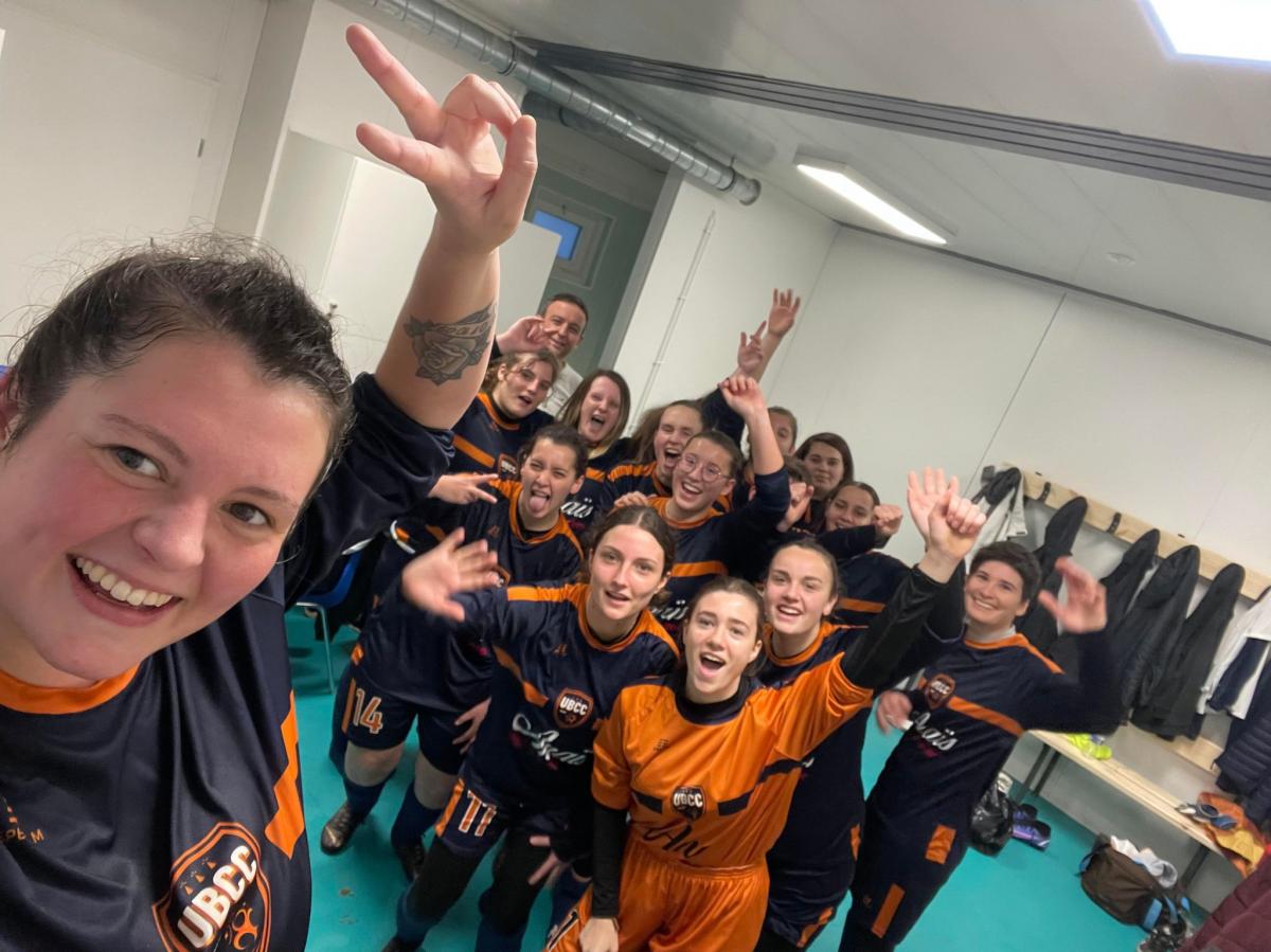 Nos féminines lors de leur victoire 2-0 face au Nantes SC