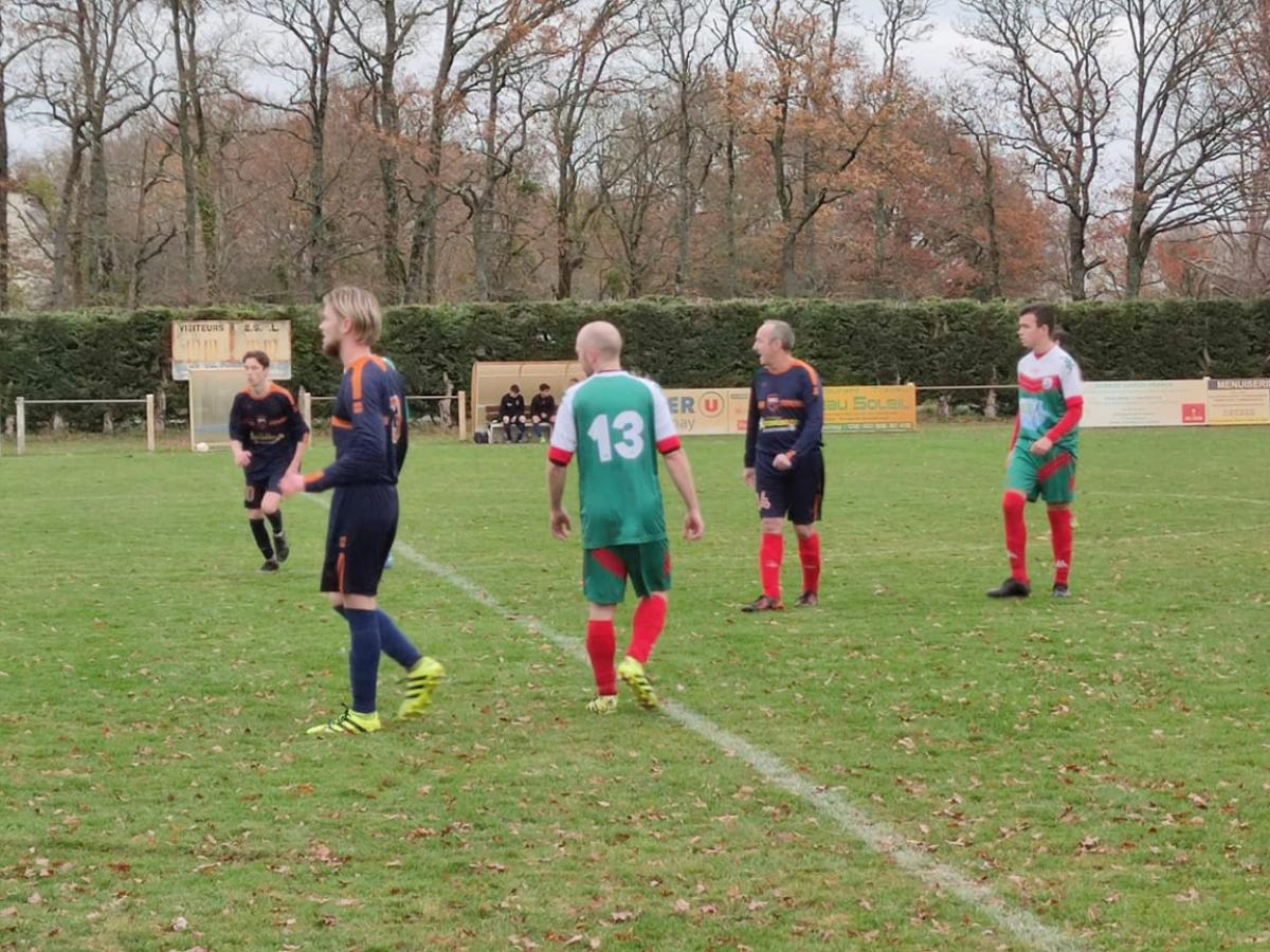 L'équipe D à la Chapelle face à Ste Reine/Crossac