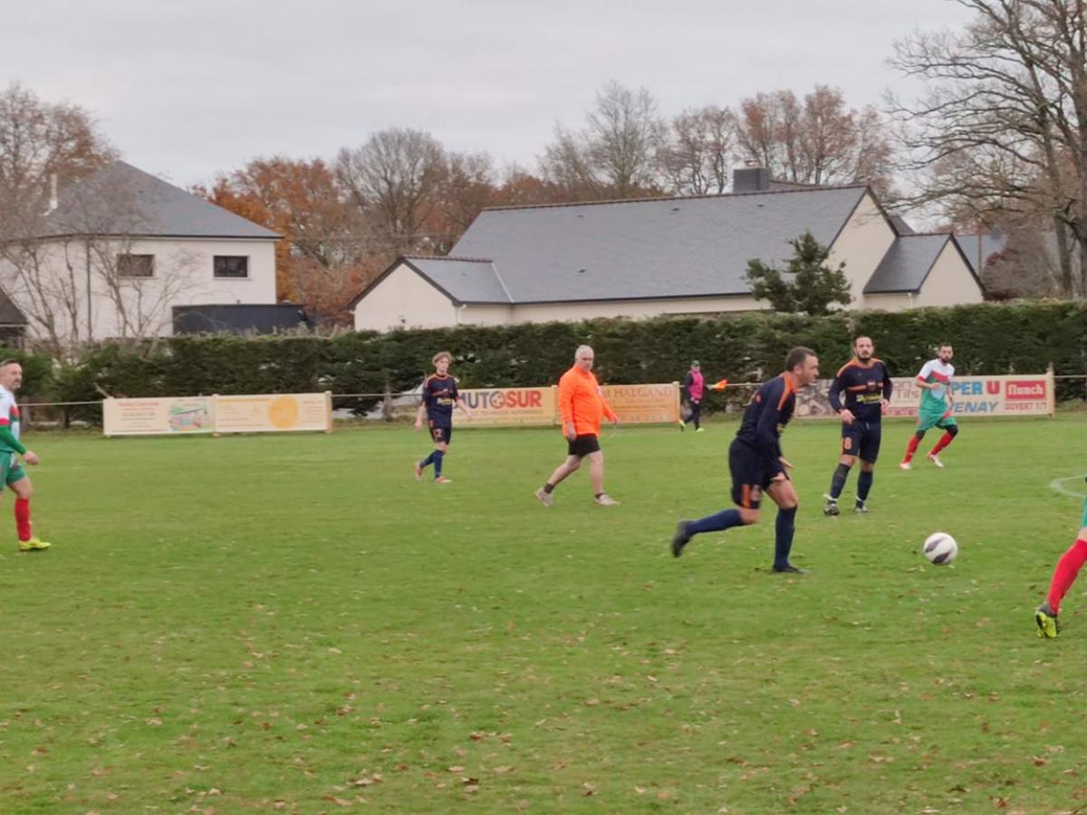 L'équipe D à la Chapelle face à Ste Reine/Crossac