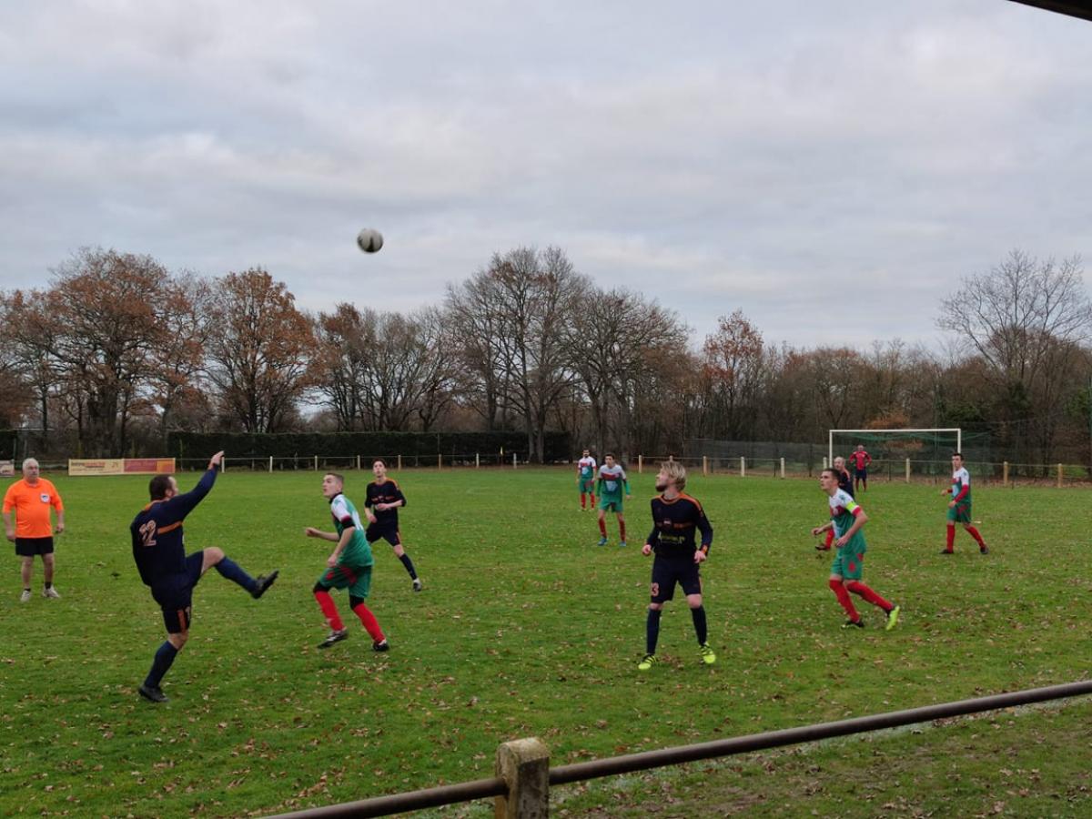 L'équipe D à la Chapelle face à Ste Reine/Crossac