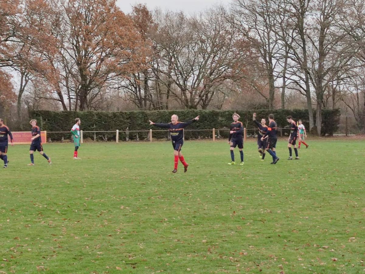 L'équipe D à la Chapelle face à Ste Reine/Crossac