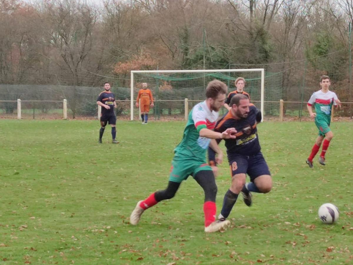 L'équipe D à la Chapelle face à Ste Reine/Crossac