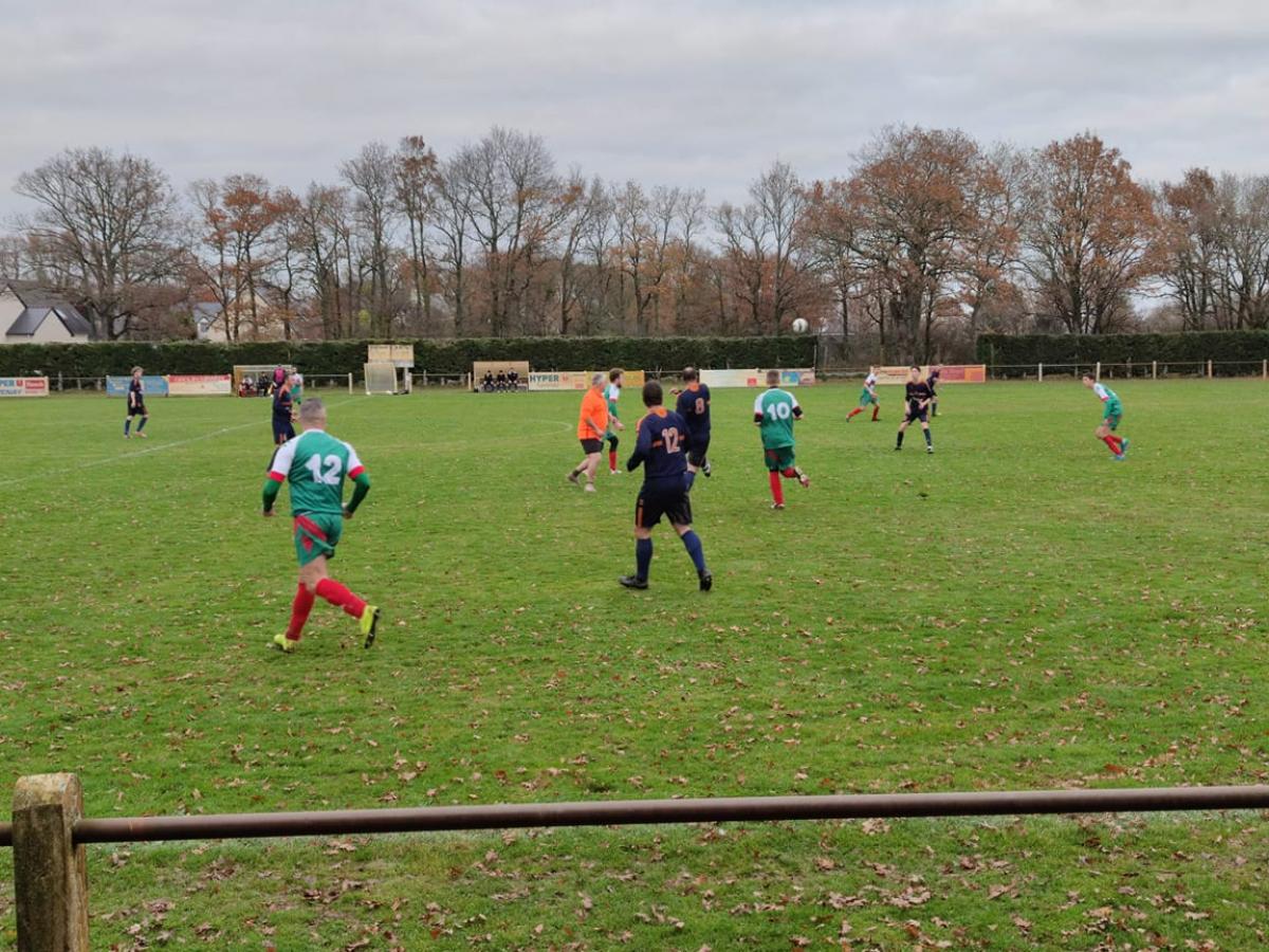 L'équipe D à la Chapelle face à Ste Reine/Crossac