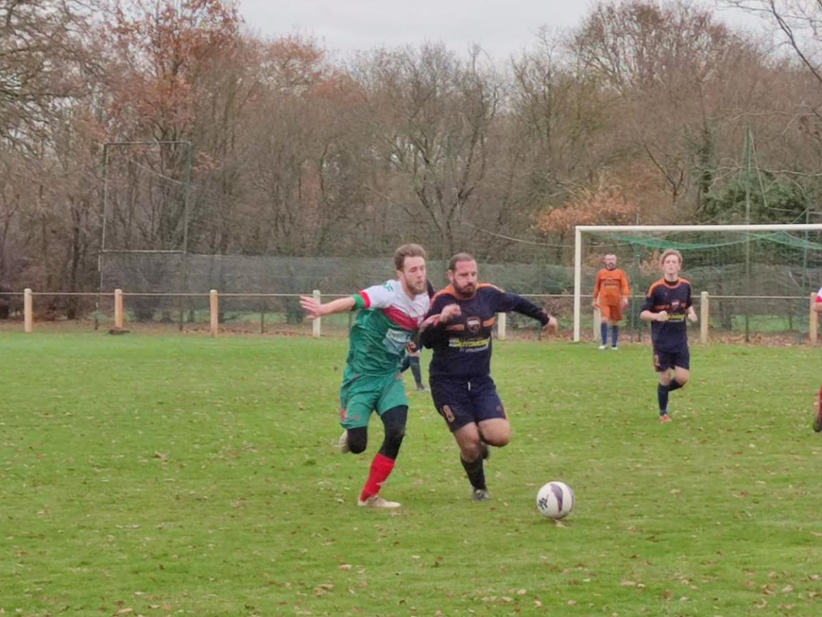 L'équipe D à la Chapelle face à Ste Reine/Crossac