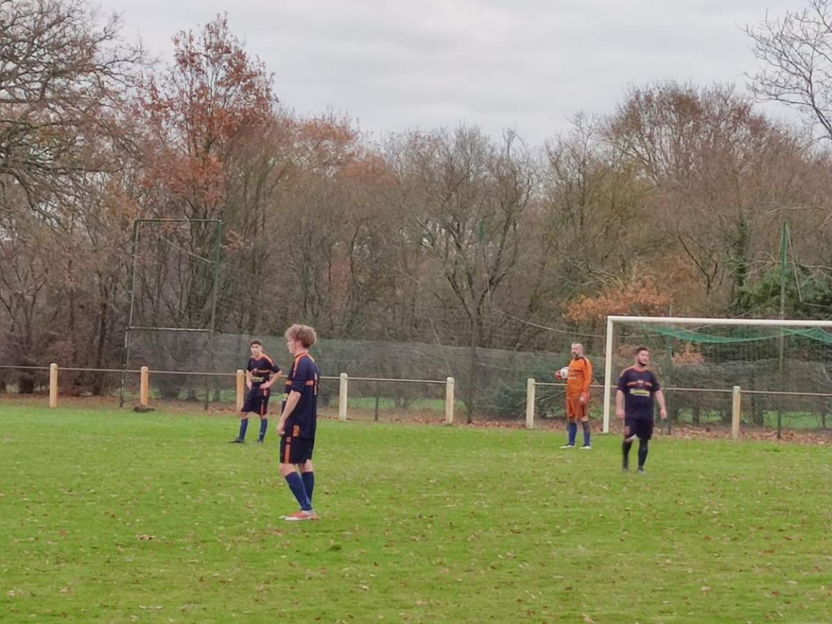 L'équipe D à la Chapelle face à Ste Reine/Crossac