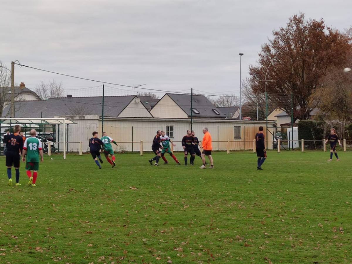 L'équipe D à la Chapelle face à Ste Reine/Crossac