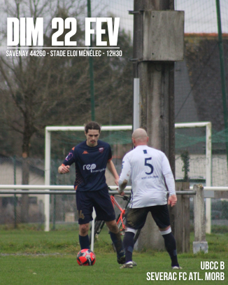 affiche séniors B dimanche 22 février